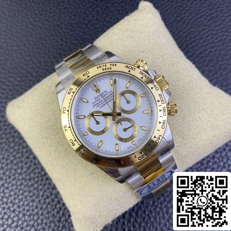 Rolex Cosmograph Daytona M116503-0001 1:1 Best Edition Quadrante bianco fabbrica pulita