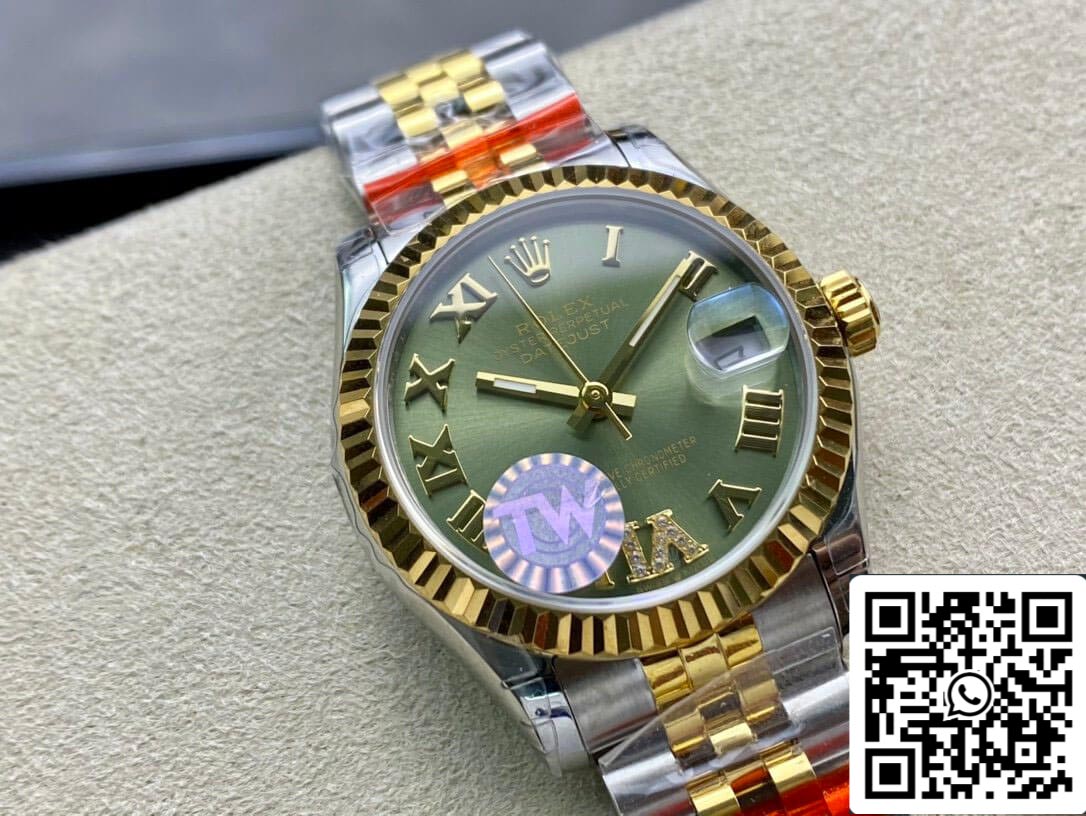 Rolex Datejust 178273 31MM 1:1 Mejor Edición TW Factory Esfera Verde