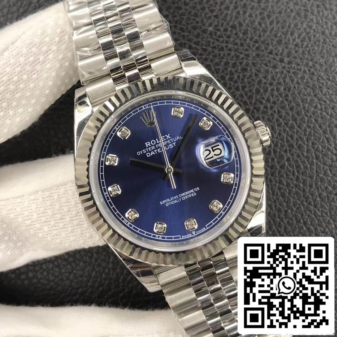 Rolex Datejust M126234-0037 1:1 Mejor edición EW Factory esfera azul