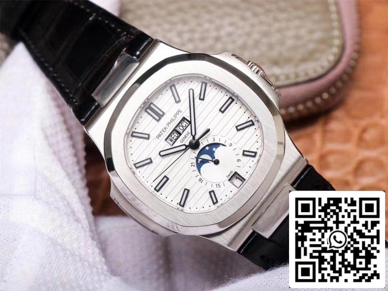 Patek Philippe Nautilus 5726/1A-010 1:1 Mejor edición PF Factory Correa negra Suiza ETA324