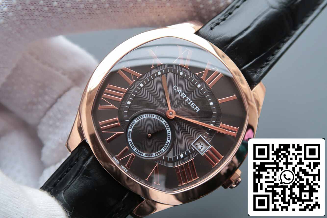 Drive De Cartier WGNM0004 1:1 Best Edition V6 Factory in oro rosa