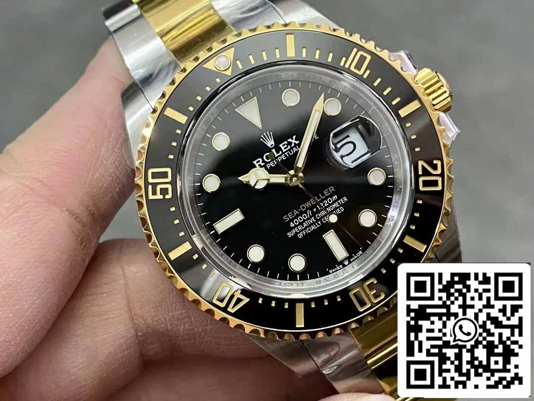 Rolex Sea Dweller M126603-0001 1:1 Mejor Edición VS Factory Oro Amarillo