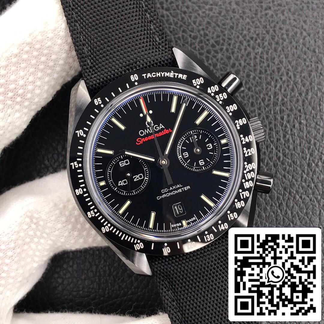 Omega Speedmaster 311.92.44.51.01.003 1:1 Mejor edición OM Factory V2 Dark Side Of The Moon Cerámica negra