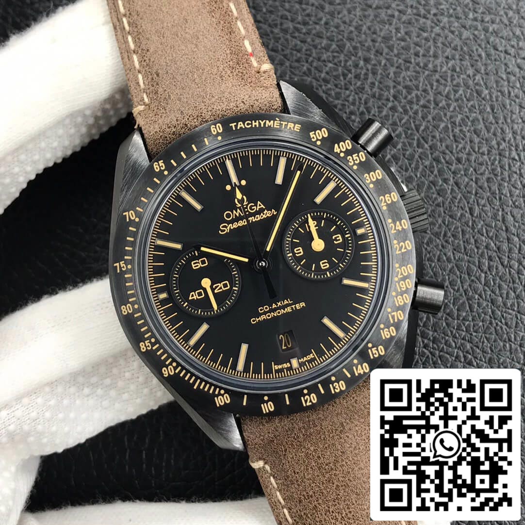 Omega Speedmaster 311.92.44.51.01.006 1:1 Mejor edición OM Factory V2 Dark Side Of The Moon Cerámica negra