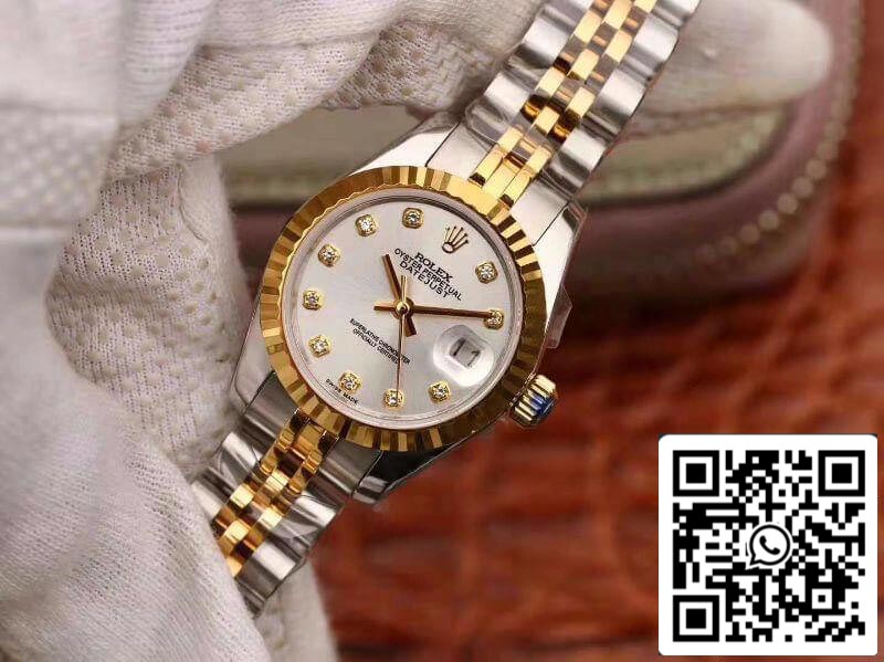 Rolex Lady Datejust 28MM 1:1 Mejor Edición Original Suizo Importado NH05 Chapado en Oro 18K