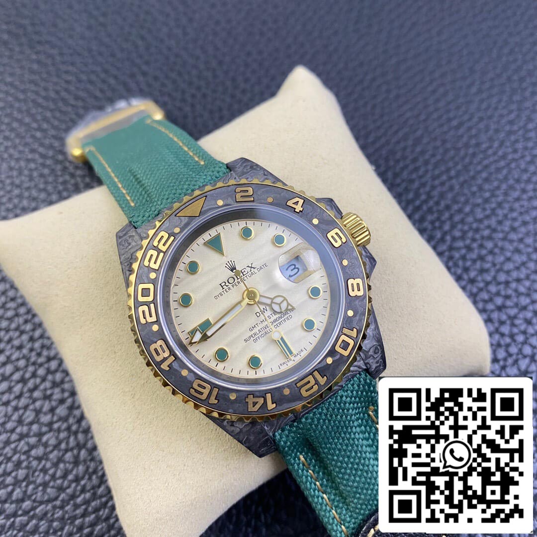 Cinturino in tessuto verde Rolex GMT-MASTER II Diw 1:1 Best Edition