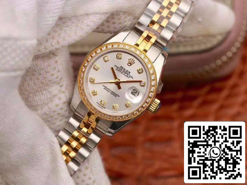 Rolex Lady Datejust 28MM 1:1 Best Edition Movimento svizzero NH05 Quadrante argentato