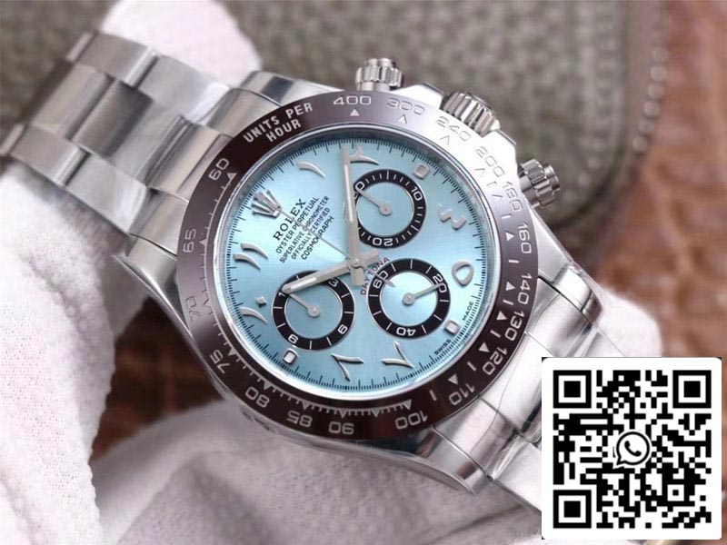 Rolex Daytona M116506-0004 1:1 Mejor edición Noob Factory esfera azul suizo ETA4130