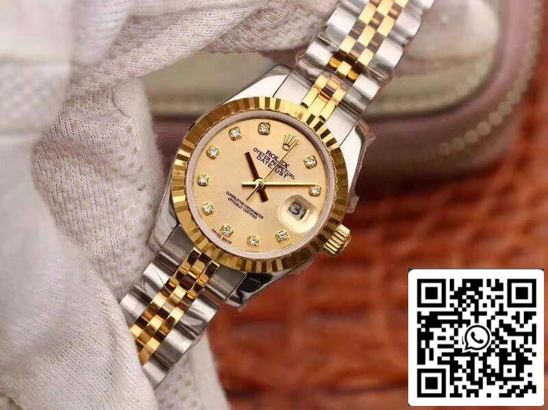 Rolex Lady Datejust 28MM 1:1 Mejor edición Movimiento NH05 importado original suizo Esfera de oro de 18 quilates