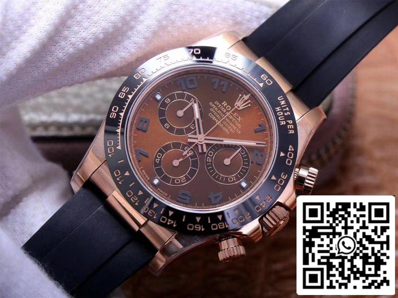 Rolex Daytona M116515LN-0015 1:1 Best Edition Noob Factory Brown Dial Swiss ETA4130