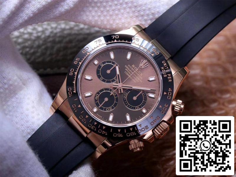 Rolex Daytona M116515LN-0041 1:1 Best Edition Noob Factory Chocolate Dial Swiss ETA4130