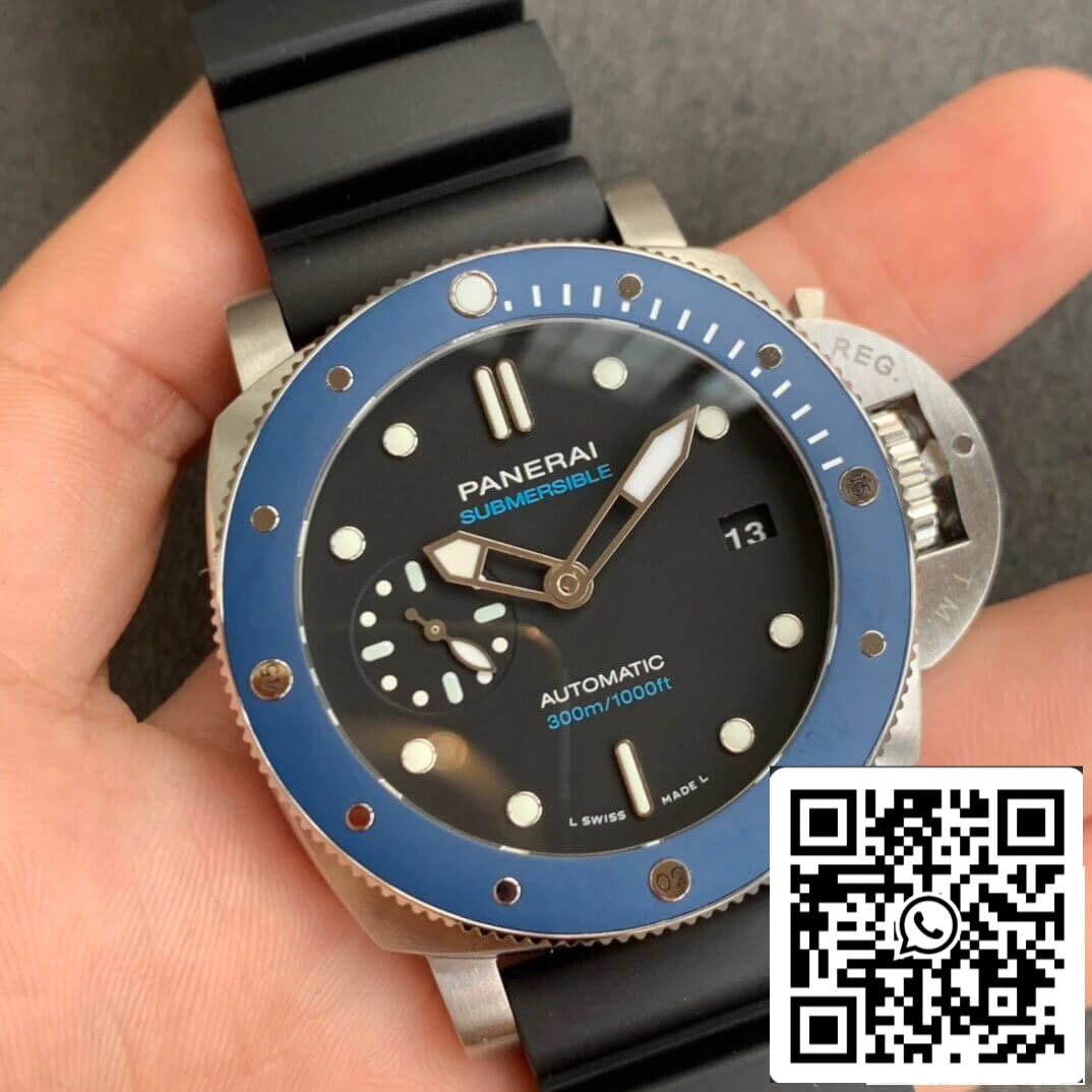 Panerai Submersible PAM01209 1:1 Best Edition VS Factory quadrante nero