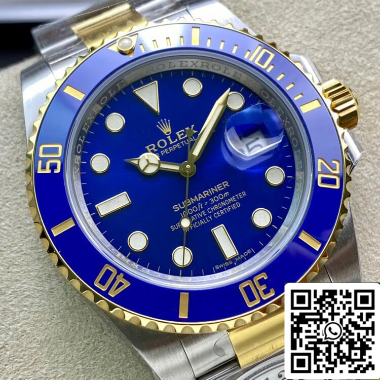 Rolex Submariner 116613LB-97203 1:1 Best Edition Clean Factory V4 Lunetta Blu