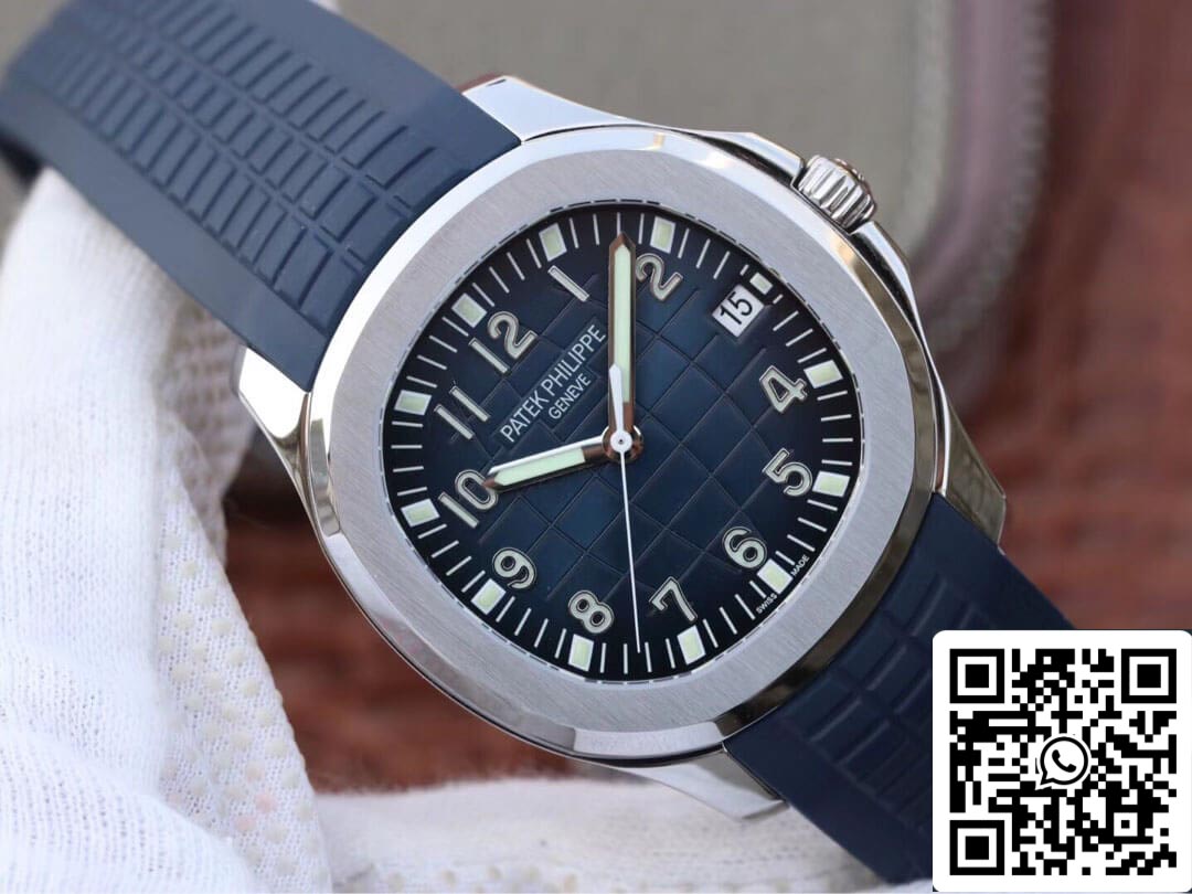 Patek Philippe Aquanaut 5168G-001 1:1 Mejor edición ZF Factory esfera azul