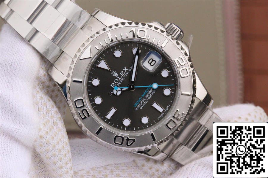 Rolex Yacht Master 268622-0002 1:1 Mejor Edición AR Factory Esfera Gris 904L