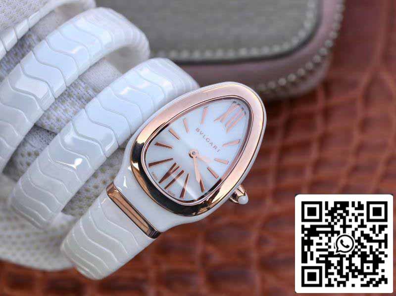 Bvlgari Srpenti Spiga 102886 1:1 Best Edition BV Factory Rose Gold No Diamond Swiss Quartz Movement