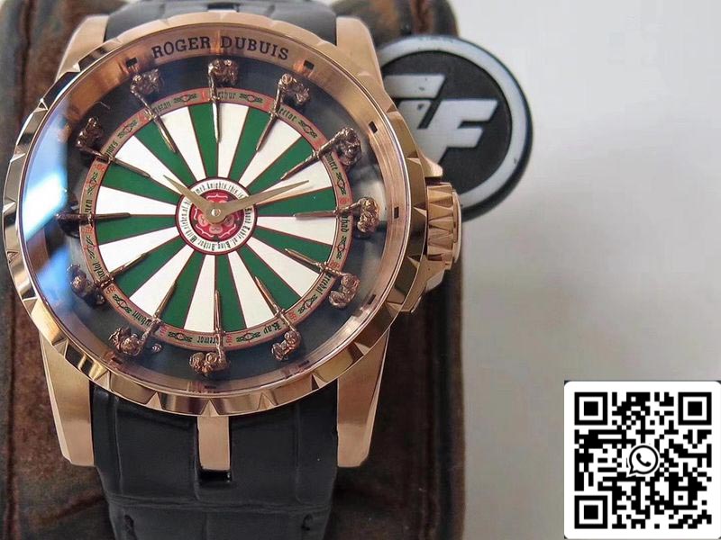 Roger Dubuis Excalibur RDDBEX0398 1:1 Migliore edizione ZF Factory Oro rosa svizzero ETA8215