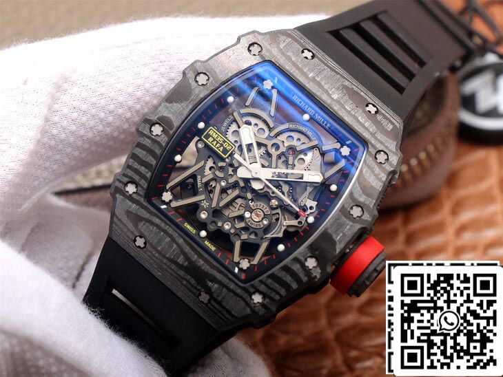 Custodia in fibra di carbonio ZF Factory Richard Mille RM35-02 1: 1 Best Edition