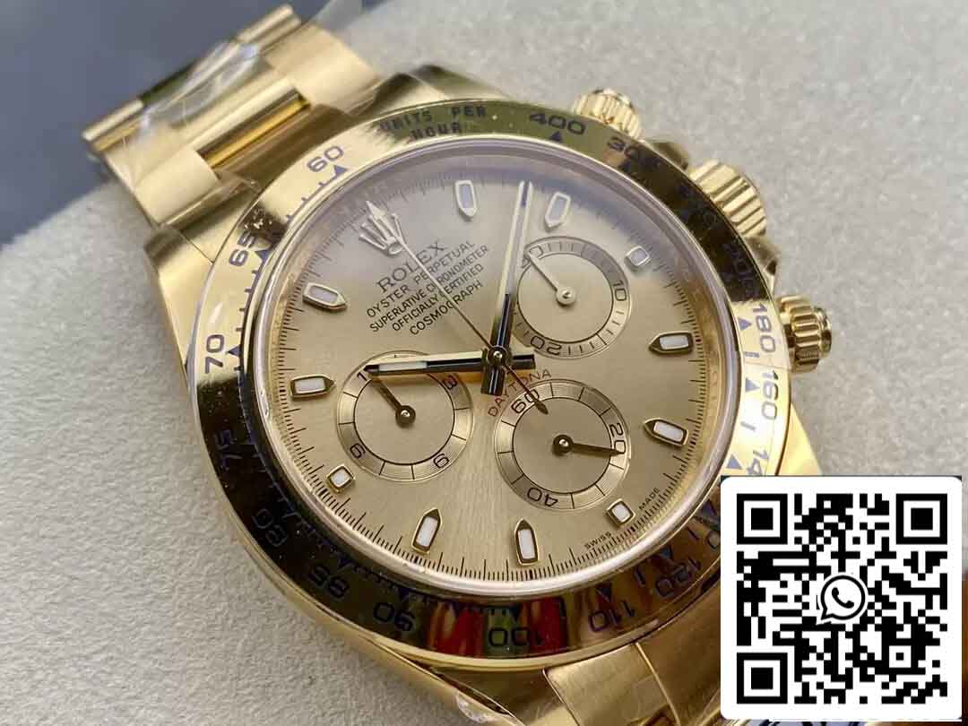 Replica Rolex Cosmograph Daytona M116508-0003 Fabbrica pulita in oro giallo