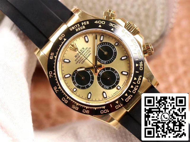 Rolex Daytona M116518LN-0048 1:1 Mejor edición Noob Factory Champagne Dial Swiss ETA4130