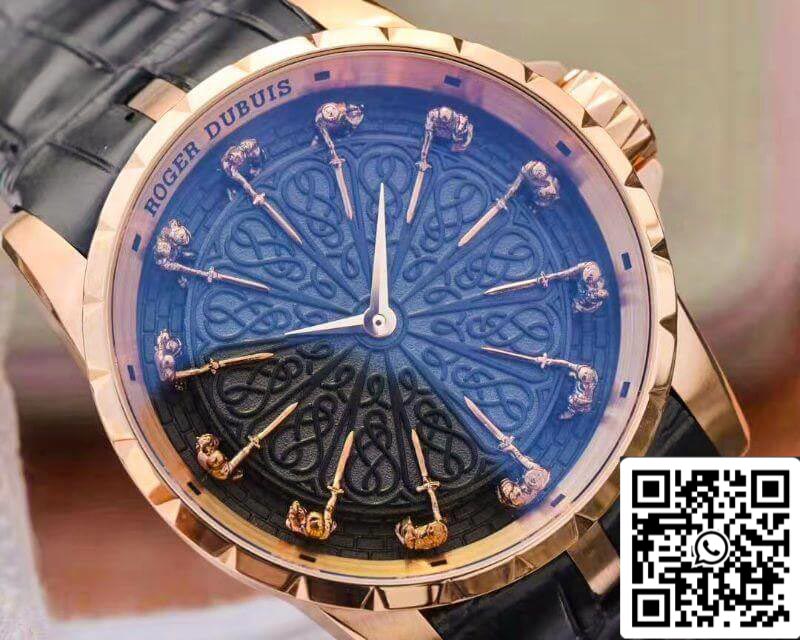 Roger Dubuis Excalibur Knights of The Round Table II Rddbex0511 ZF Factory 1:1 Best Edition Rose Gold Swiss M9015