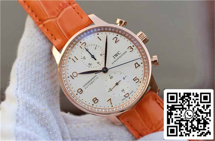 IWC Portugués ZF Factory 1:1 Mejor Edición Correa Naranja