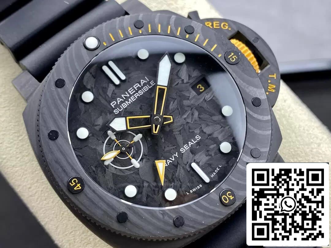 Panerai Submersible PAM1324 1:1 Best Edition VS Factory Carbon Fiber Case