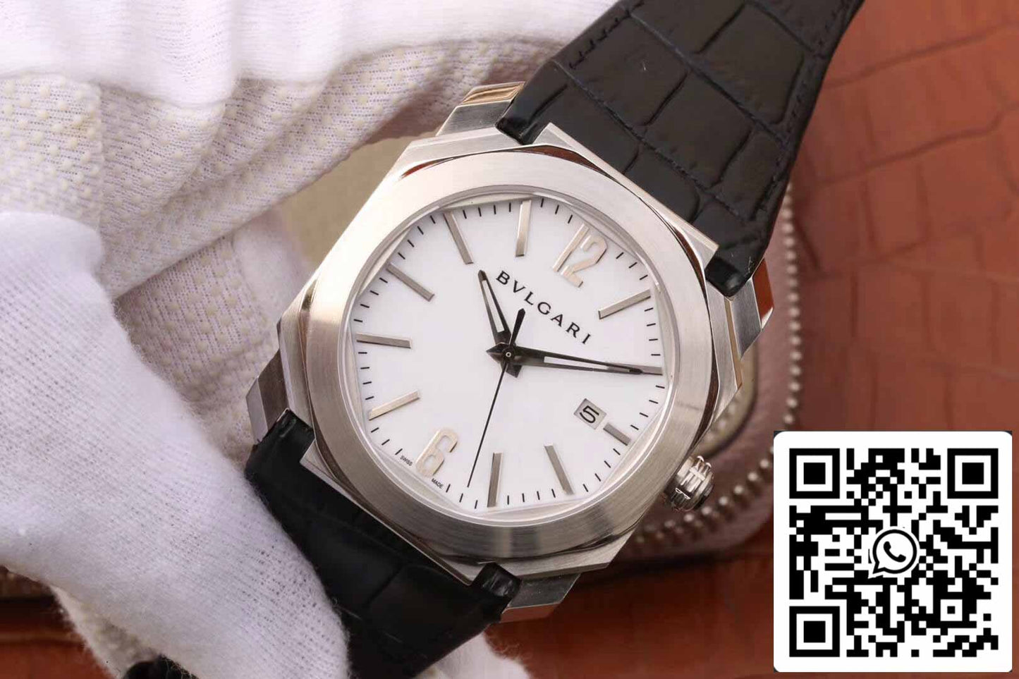 Bvlgari Octo 102779 OC41C6SLD 1:1 Mejor edición esfera blanca