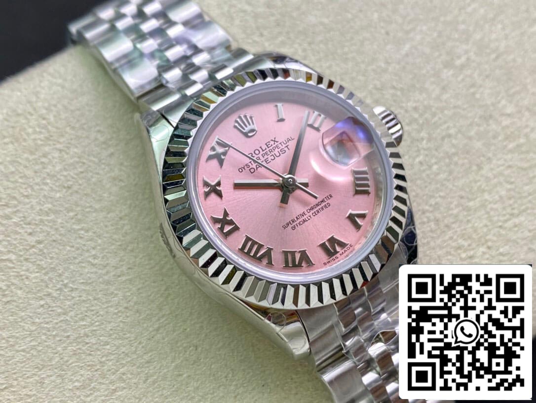 Rolex Datejust M279174-0017 28MM 1:1 Mejor edición EW Factory esfera rosa