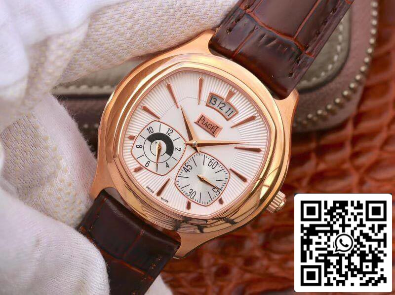 Piaget Black Tie Emperador G0A32017 Orologi meccanici 1: 1 Best Edition SWISS 850P quadrante bianco in oro rosa 18 carati