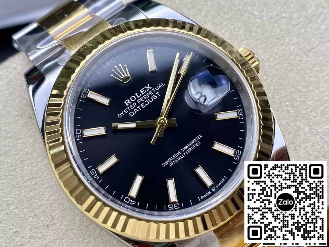 Rolex Datejust 41MM M126333-0013 1:1 Mejor edición Clean Factory esfera negra