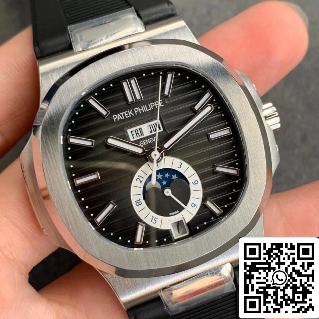 Patek Philippe Nautilus 5726 1:1 Mejor Edición GR Factory V2 Correa de Caucho