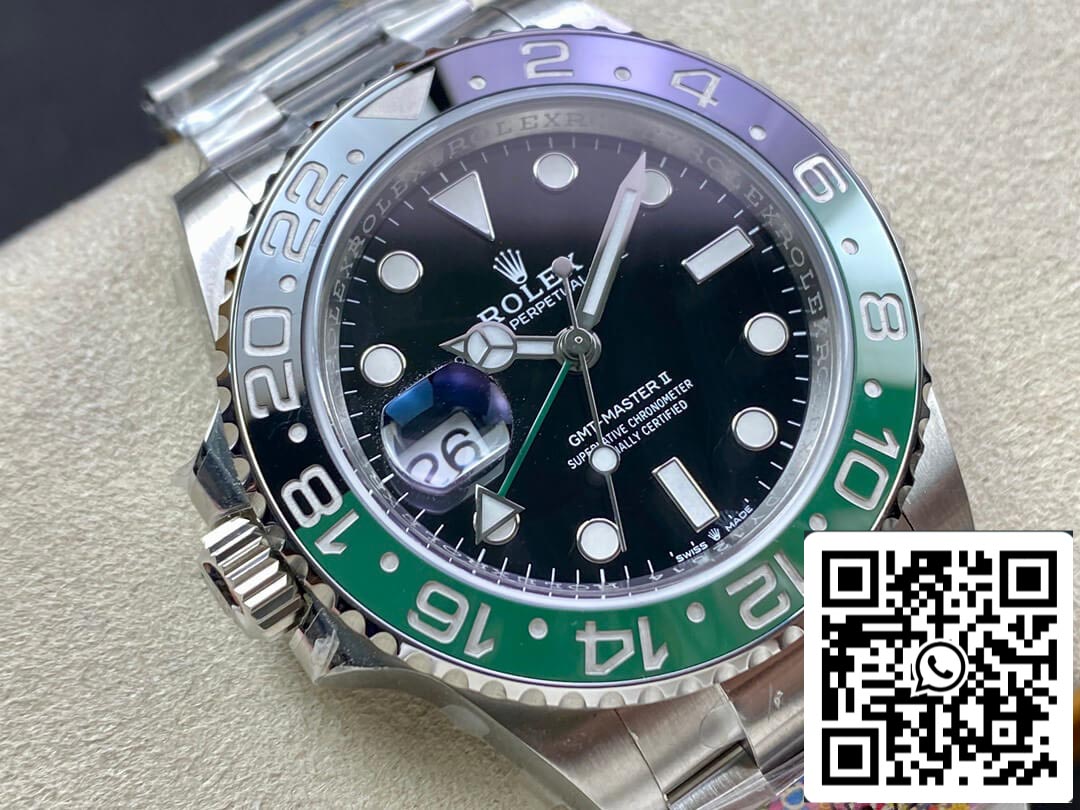 Rolex GMT Master II M126720VTNR-0001 1:1 Mejor edición Clean Factory esfera negra