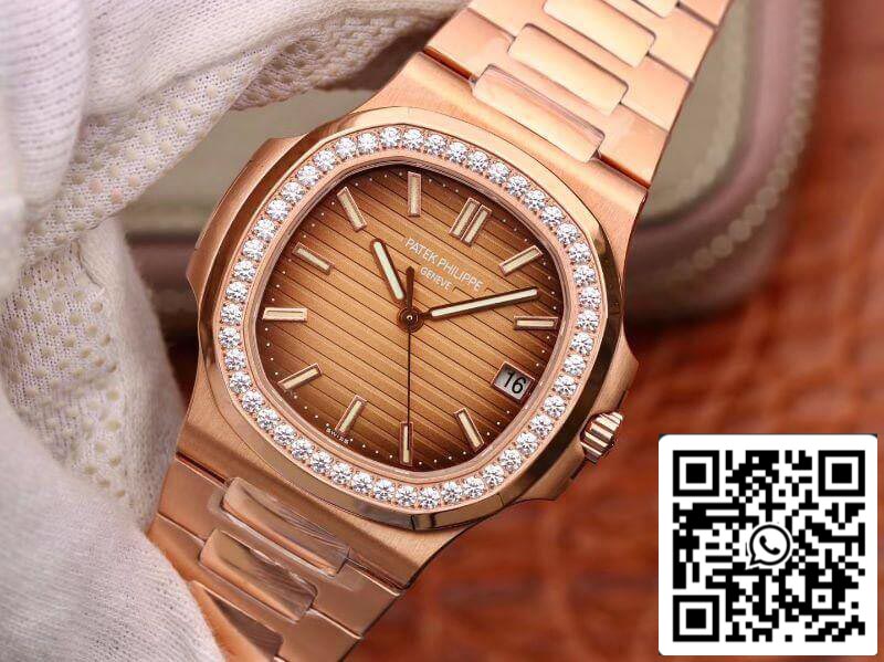 Patek Philippe Nautilus 5711 PF factory V2 Relojes para hombre 1:1 Mejor edición suizo ETA324 Esfera de oro rosa