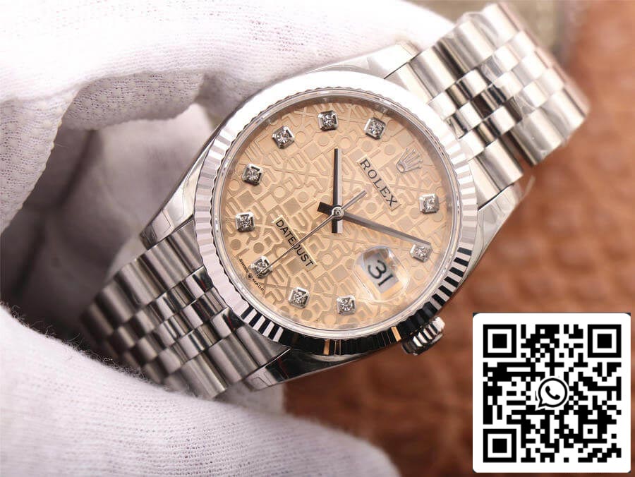 Rolex Datejust M126234-0023 Quadrante con diamanti EW Factory 1:1 Best Edition