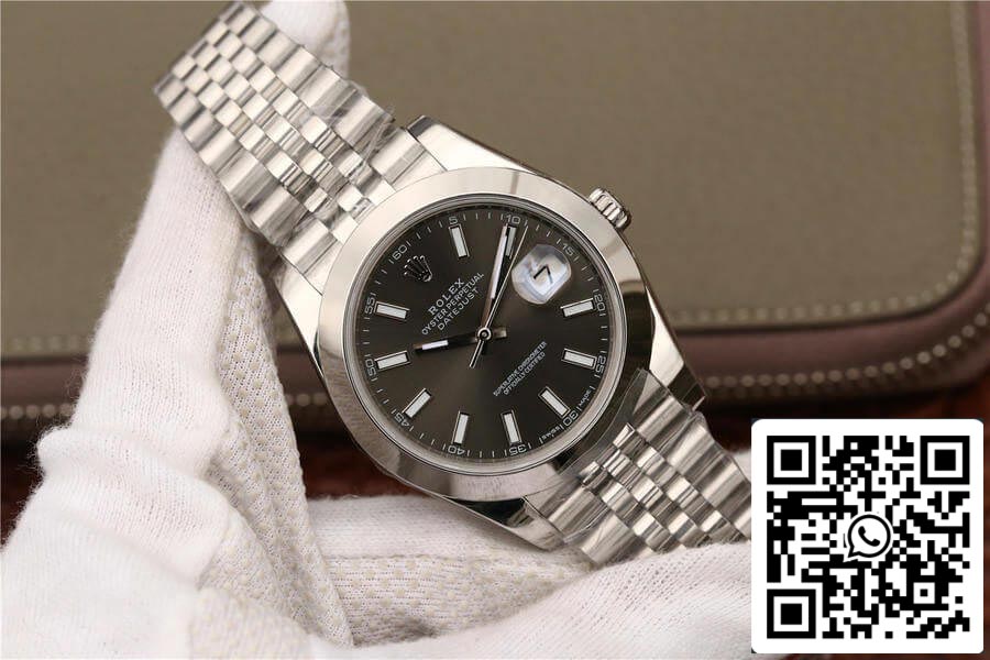 Rolex Datejust M126300-0008 1:1 Mejor Edición EW Factory Esfera Gris