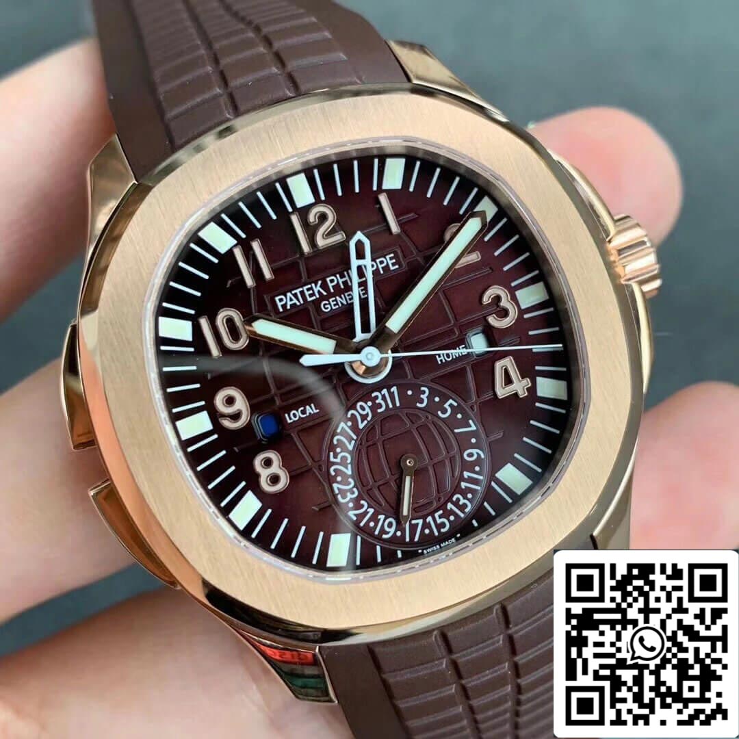 Patek Philippe Aquanaut 5164R-001 1:1 Best Edition GR Factory Quadrante marrone