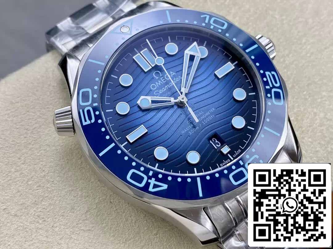 Omega Seamaster Diver 300M 210.30.42.20.03.003 Summer Blue 1:1 Mejor edición VS Factory Blue Dial