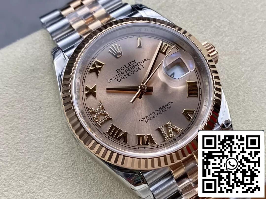 Rolex Datejust M126231-0027 36MM 1:1 Mejor edición VS esfera dorada de fábrica