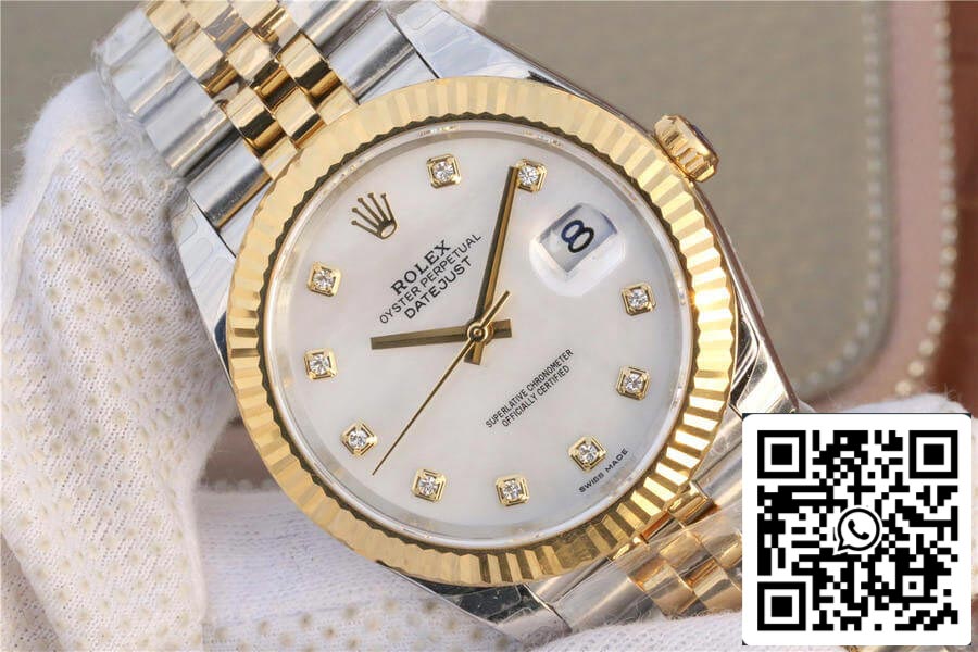 Rolex Datejust M126333-0018 1:1 Mejor edición EW Factory Oro amarillo