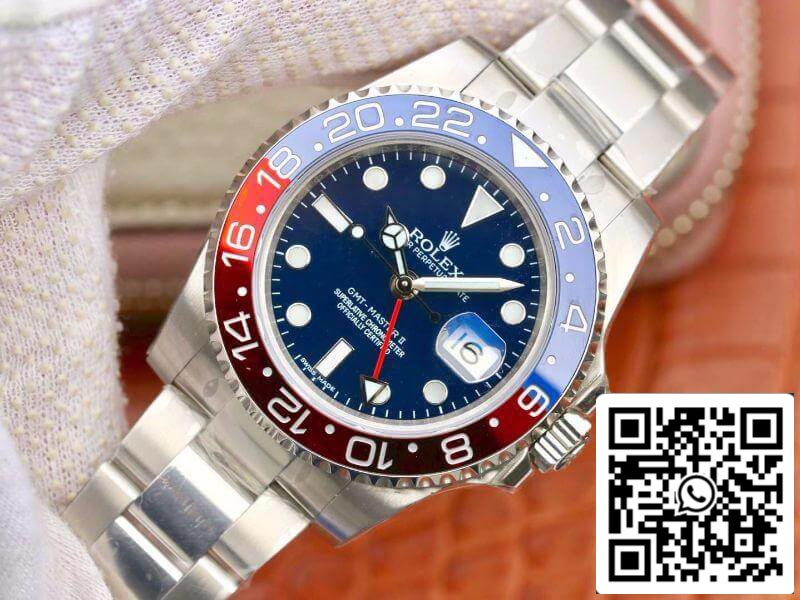 Rolex GMT Master II 126710BLRO EW Relojes mecánicos de fábrica 1:1 Mejor edición suiza ETA 2836