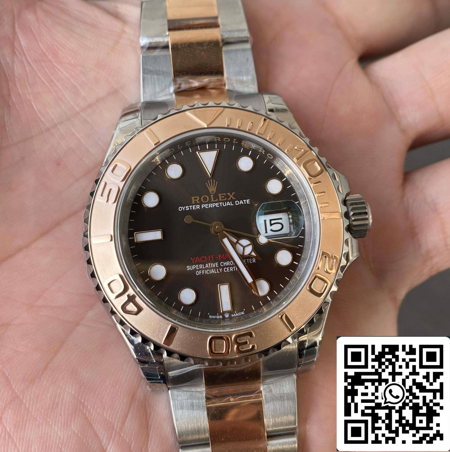 Rolex Yacht Master M126621-0001 1:1 Mejor edición VS esfera de chocolate de fábrica