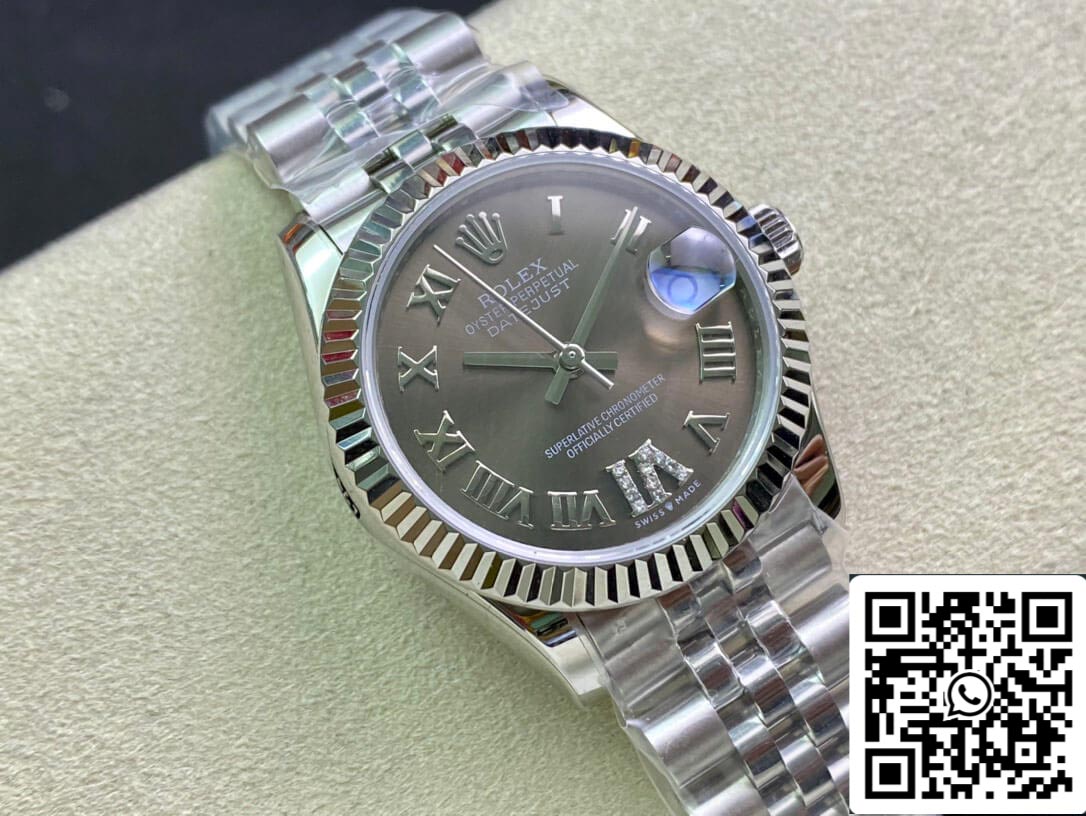 Rolex Datejust M278274-0028 31MM 1:1 Best Edition EW Quadrante grigio fabbrica