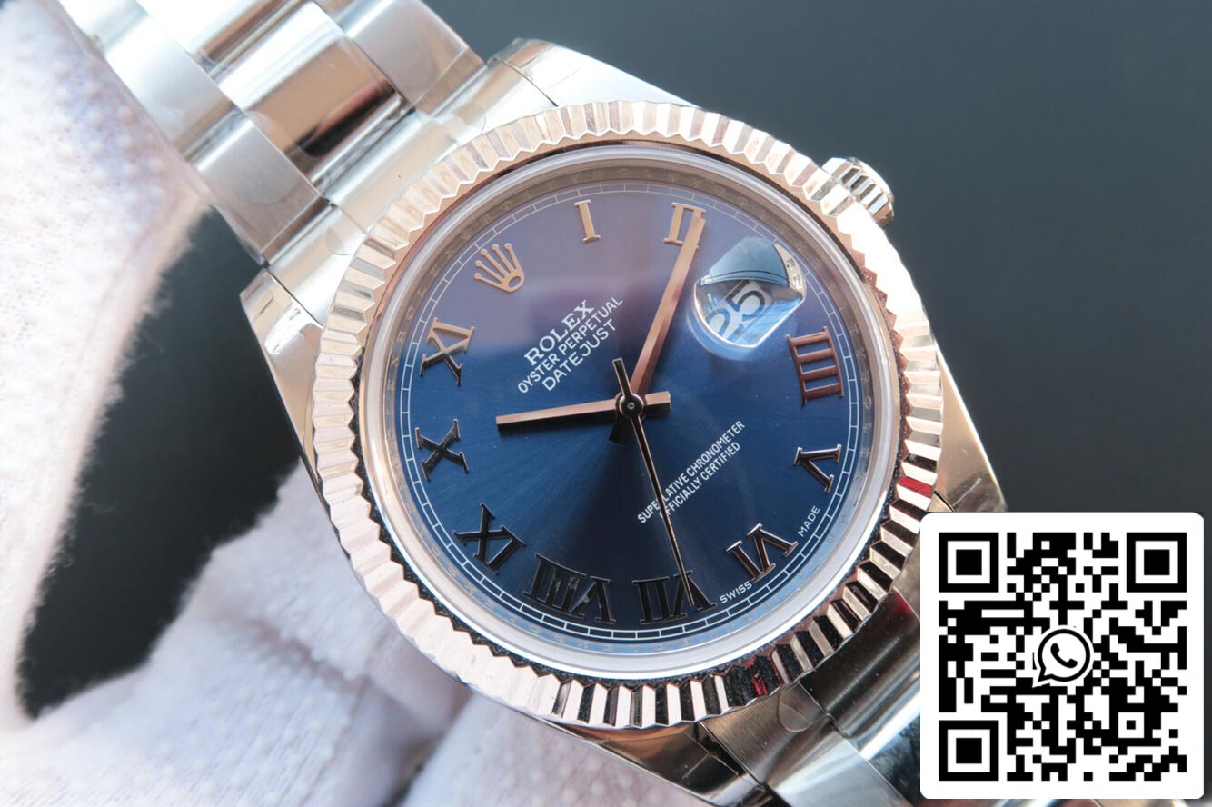 Rolex Datejust 116334 41MM 1:1 Best Edition EW Factory quadrante blu