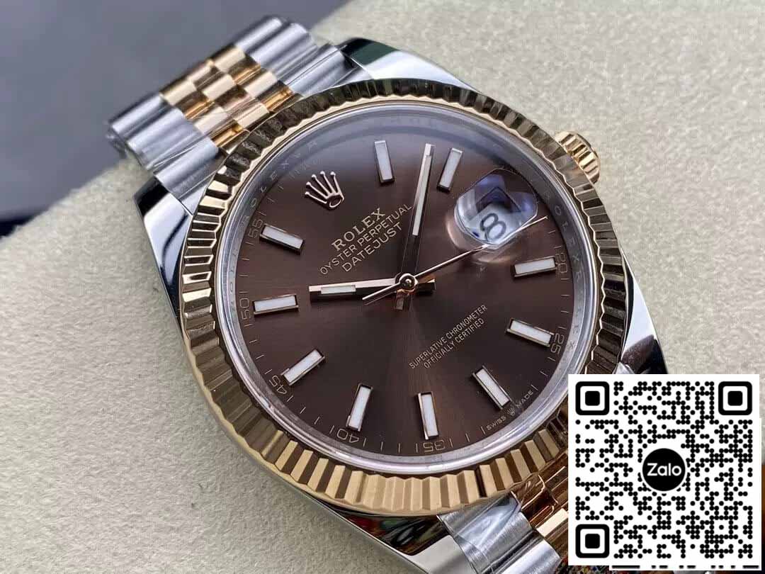 Rolex Datejust 41MM M126331-0002 1:1 Mejor Edición Clean Factory Oro Rosa