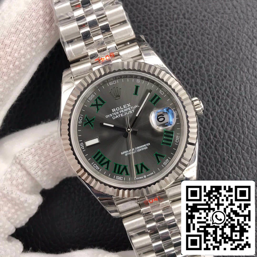 Rolex Datejust M126334-0022 1:1 Best Edition EW Factory Gial grigio scuro