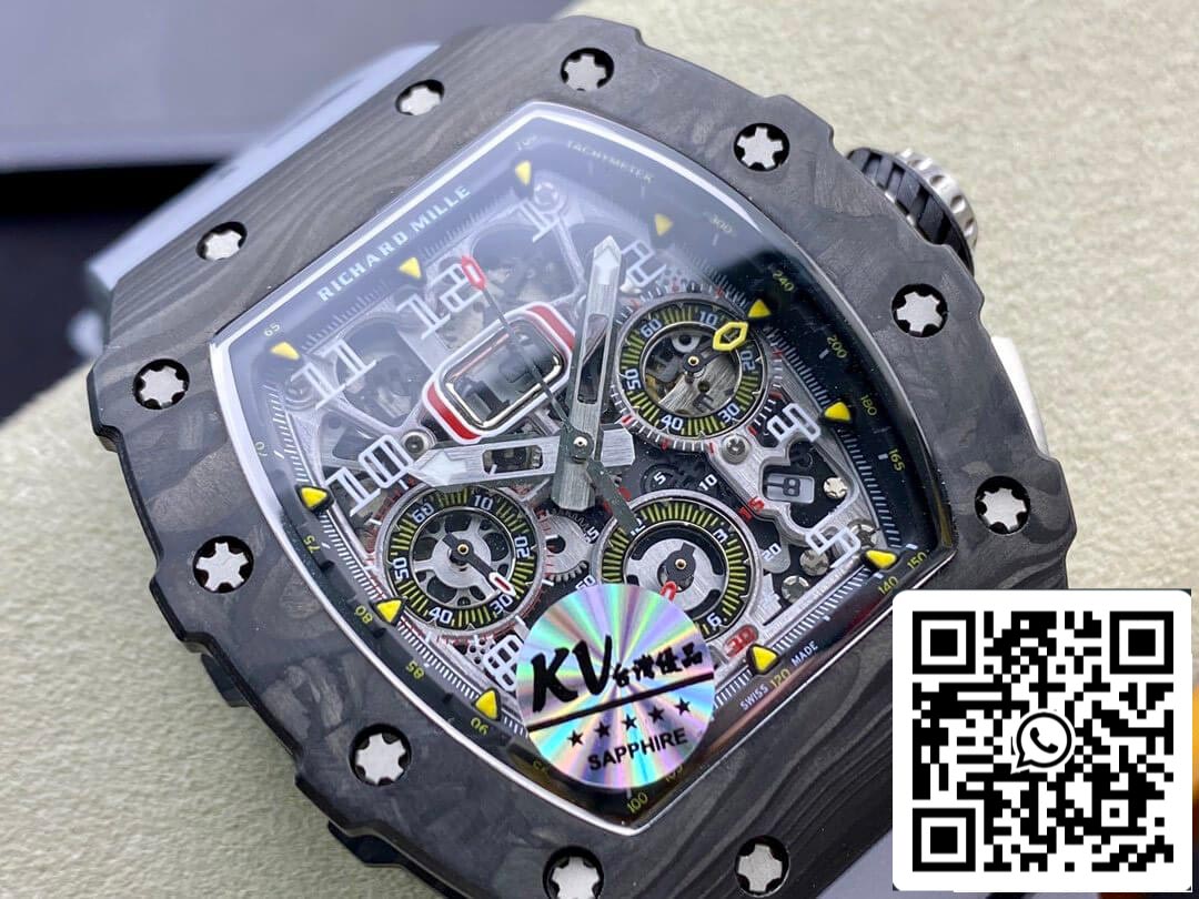 Custodia in carbonio forgiato in fabbrica KV Richard Mille RM-011 1: 1 Best Edition