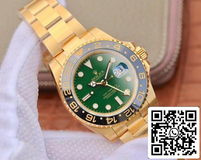 Rolex GMT Master II 116718LN 40mm EW Orologi meccanici di fabbrica 1:1 Migliore edizione svizzera ETA2836 Quadrante verde