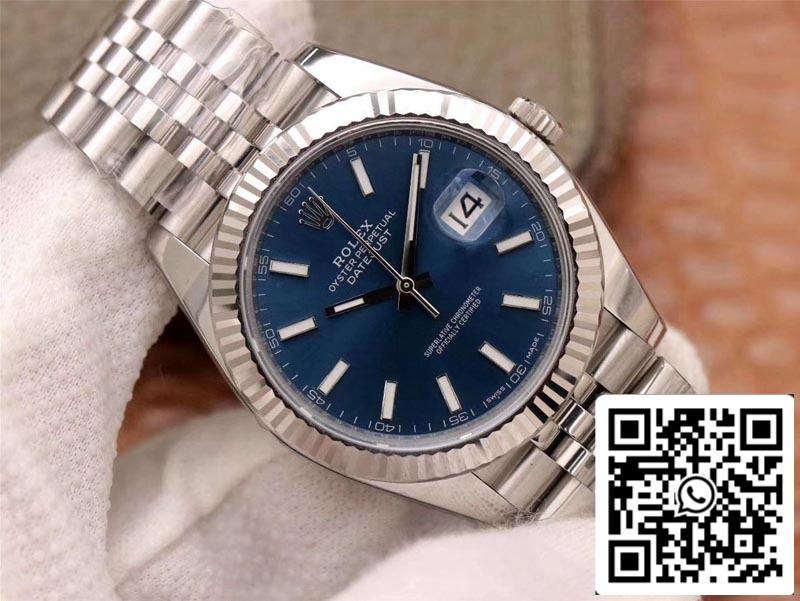 Rolex Datejust 126334 1:1 Mejor edición AR Factory esfera azul suizo ETA2824