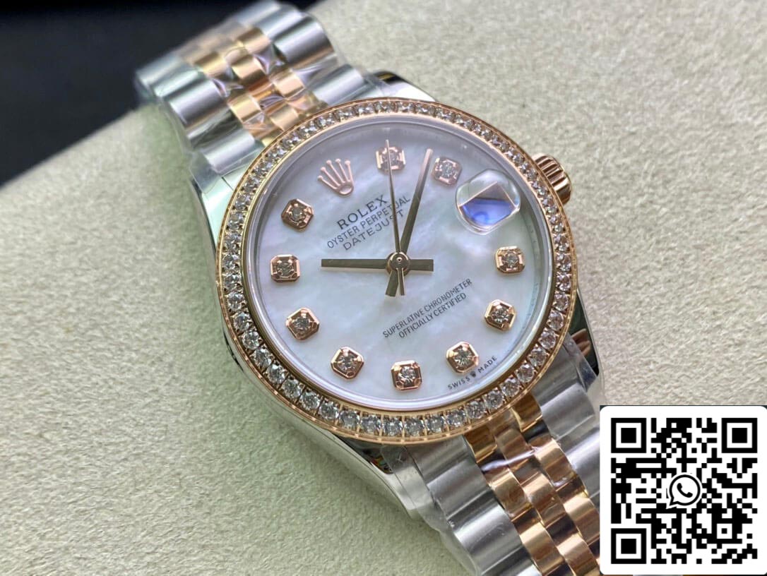 Rolex Datejust M278381RBR-0026 31MM 1:1 Mejor edición EW Factory Bisel de diamantes